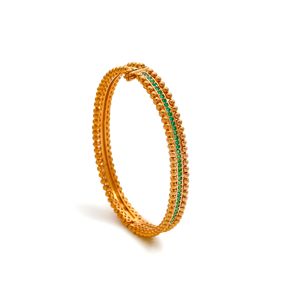 King and Queen Pave Bangle