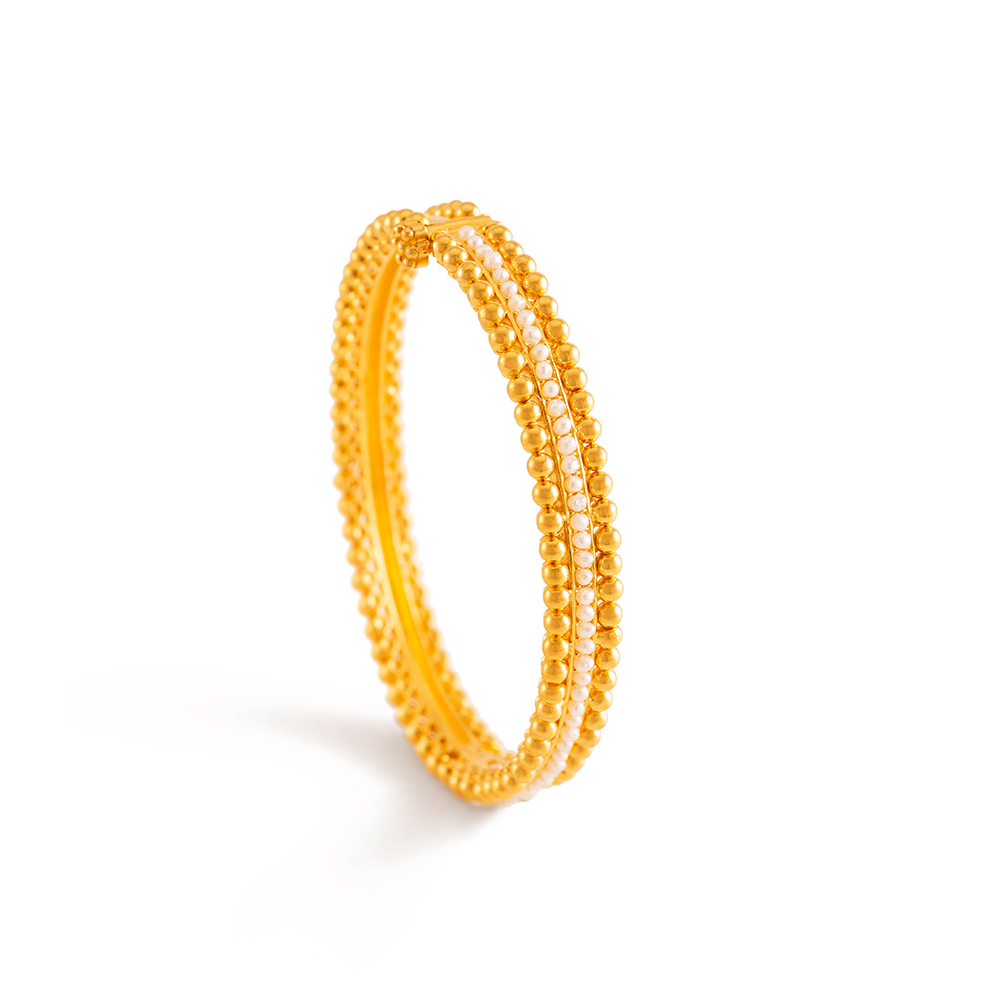 King and Queen Pave Bangle